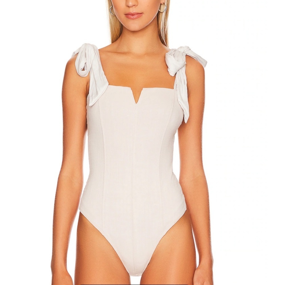 Intimately Free People Tie-Shoulder Bodysuit Size Medium | bodycon | bohemian |